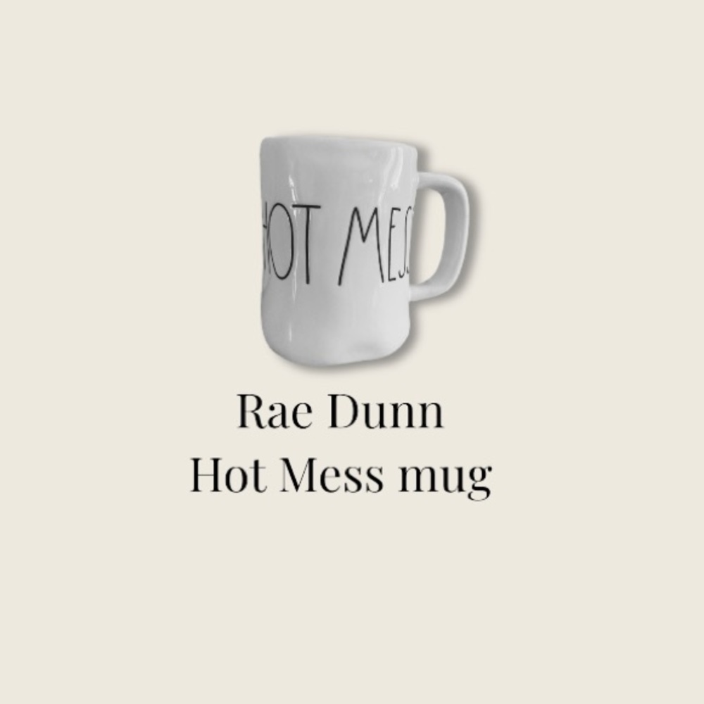 Rae Dunn hot mess mug with dimples GUC
